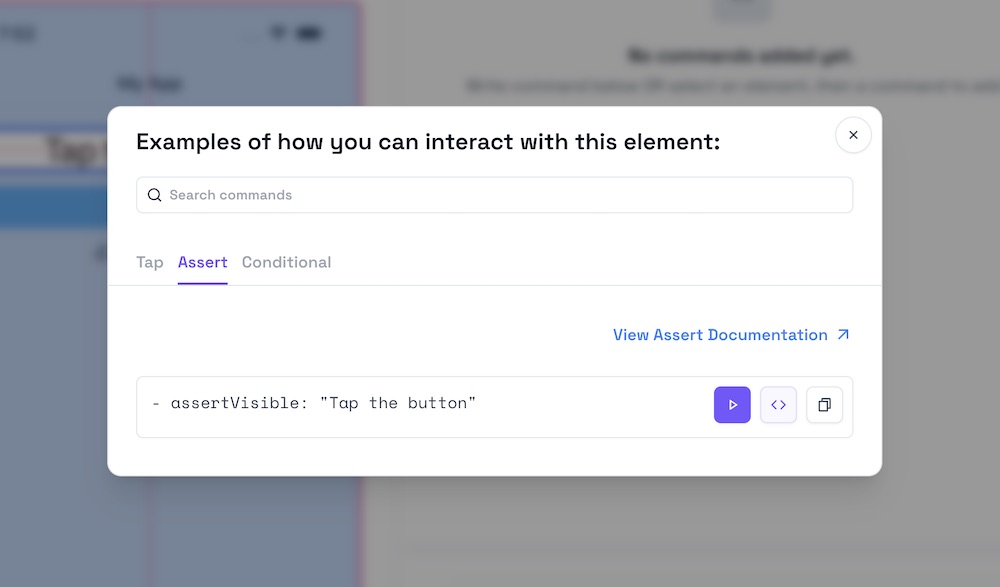 Maestro Studio test Label text