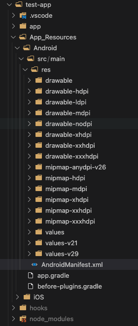 NativeScript App Resources